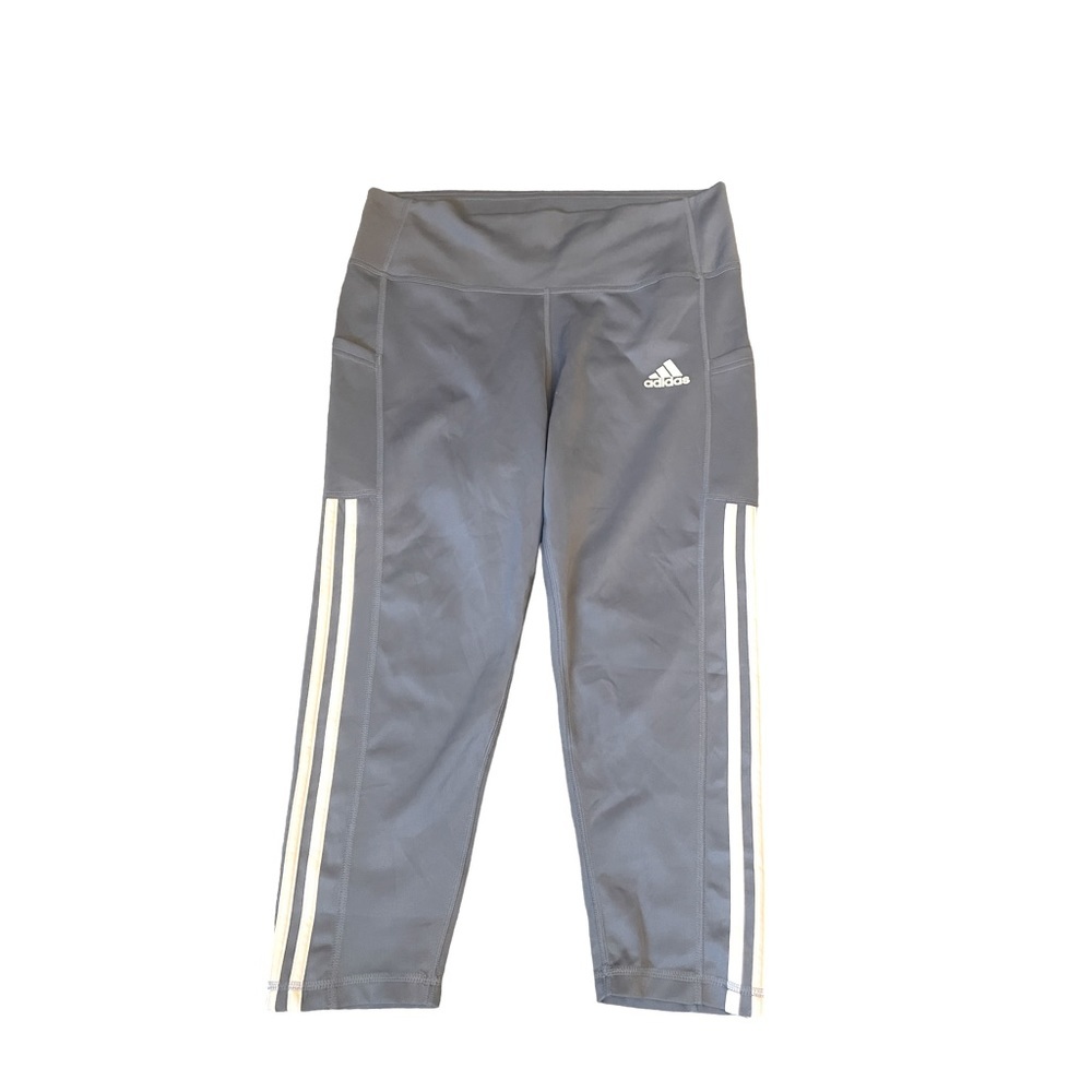Adidas Prime Green Aeroready 3/4 Leggings Women’s Large - Picture 1 of 5